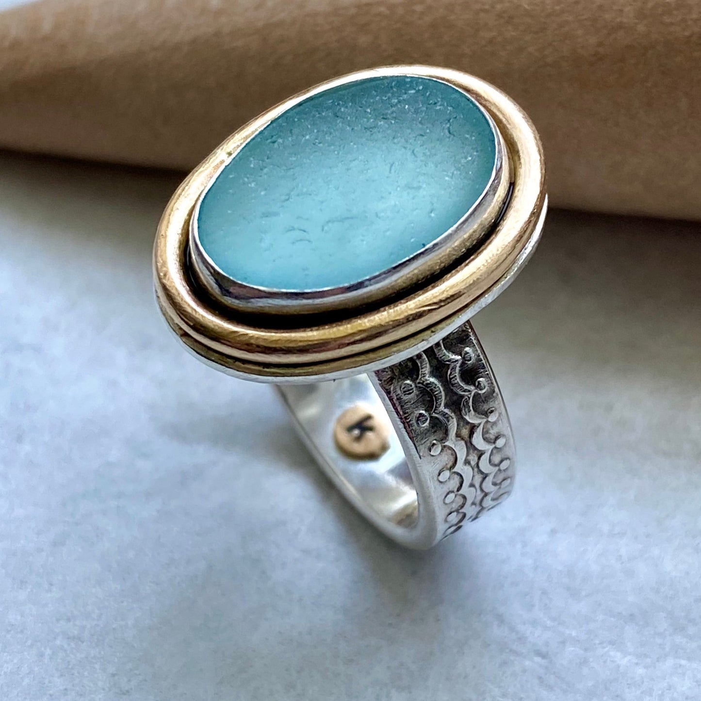 The Kerry Ring | Sea Glass Ring