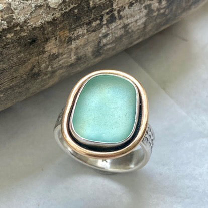 The Kerry Ring | Sea Glass Ring