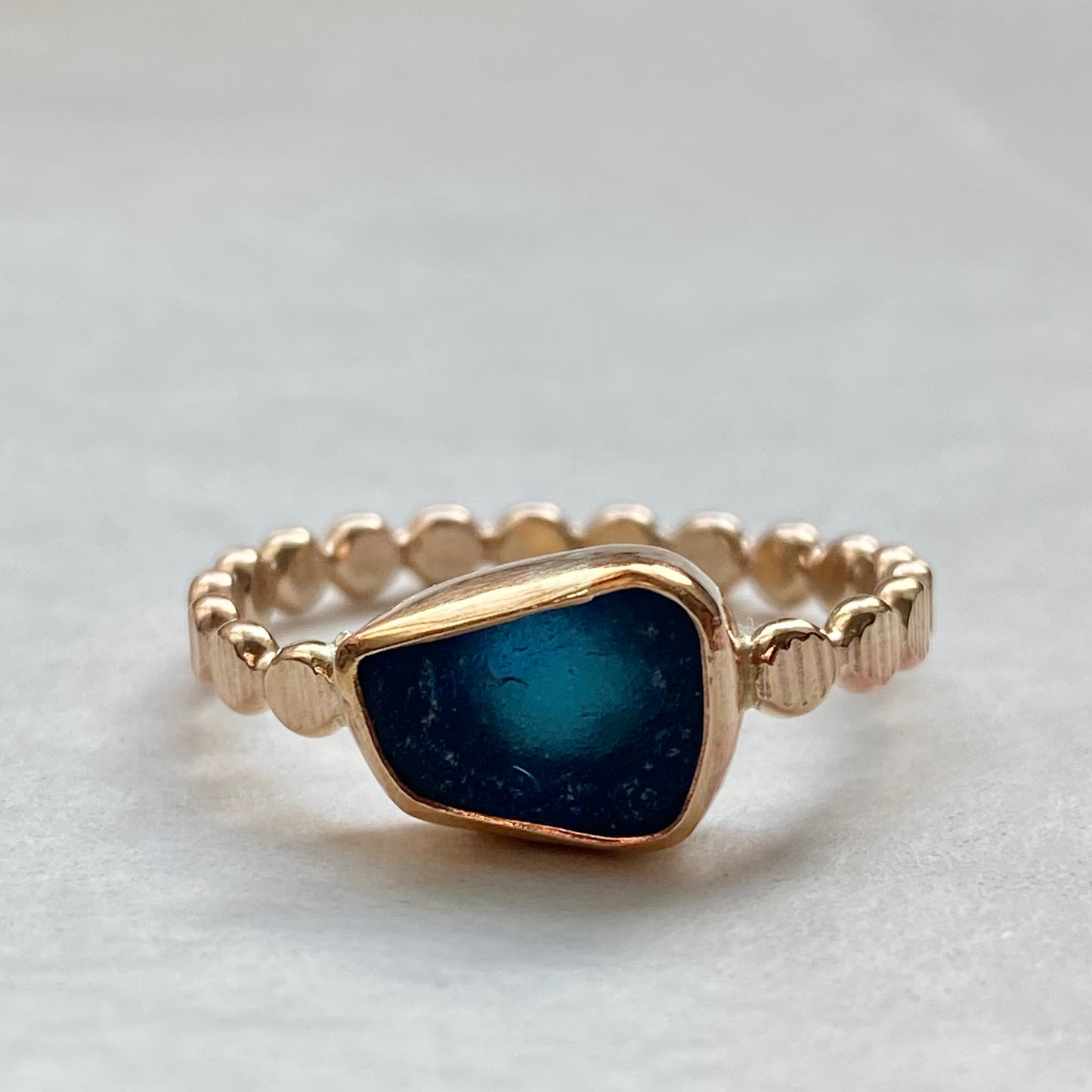 The Repetition Band | Sea Glass Ring