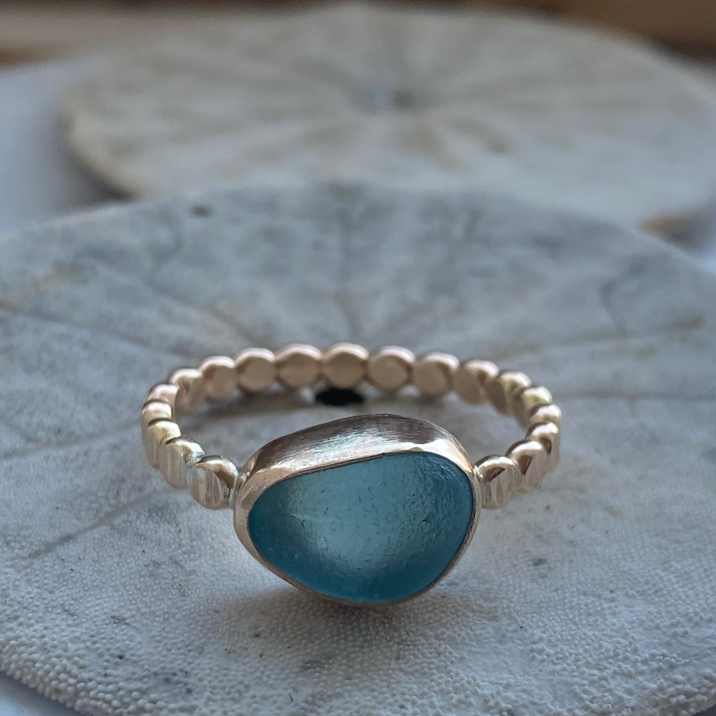 The Repetition Band | Sea Glass Ring