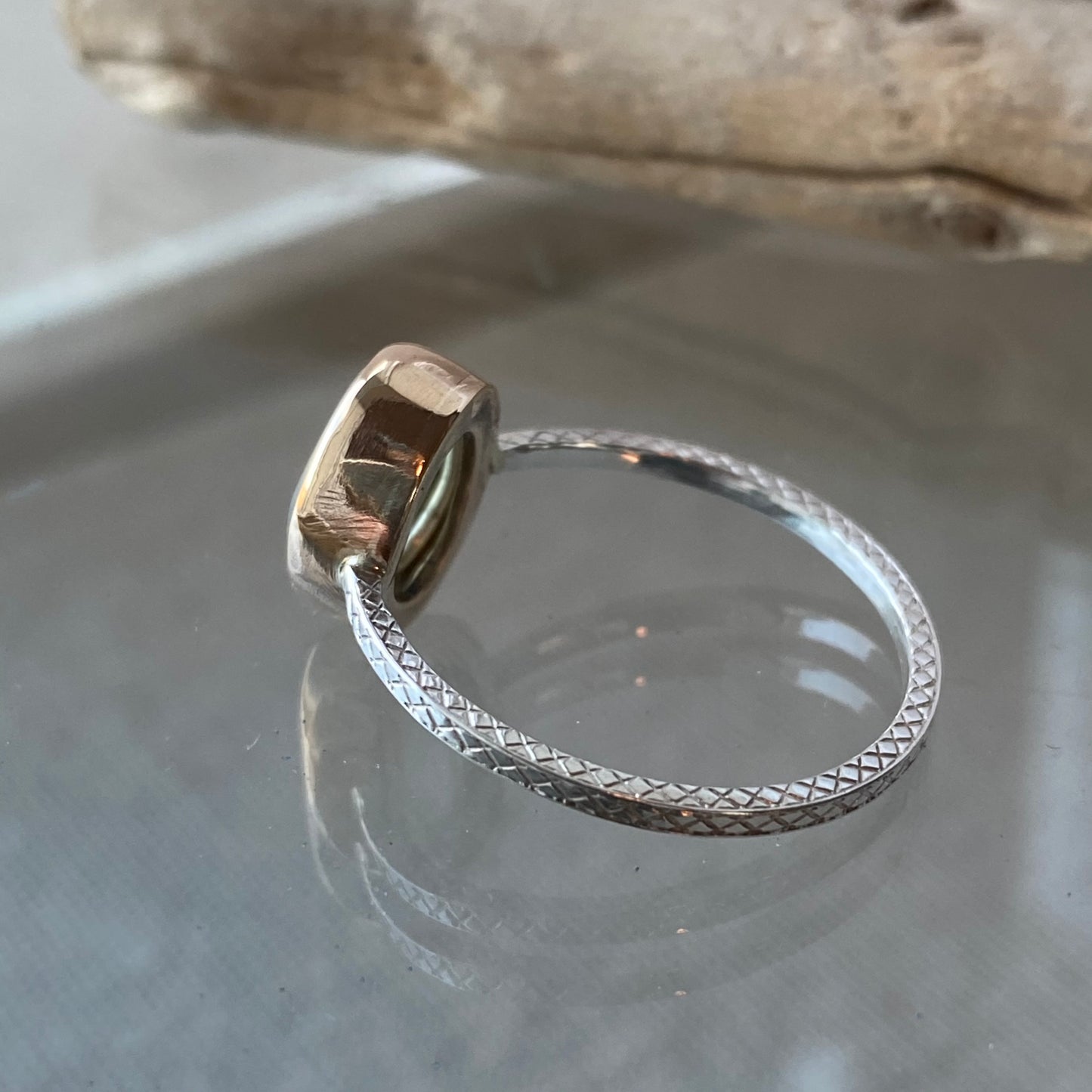 The Dedication Band | Sea Glass Ring