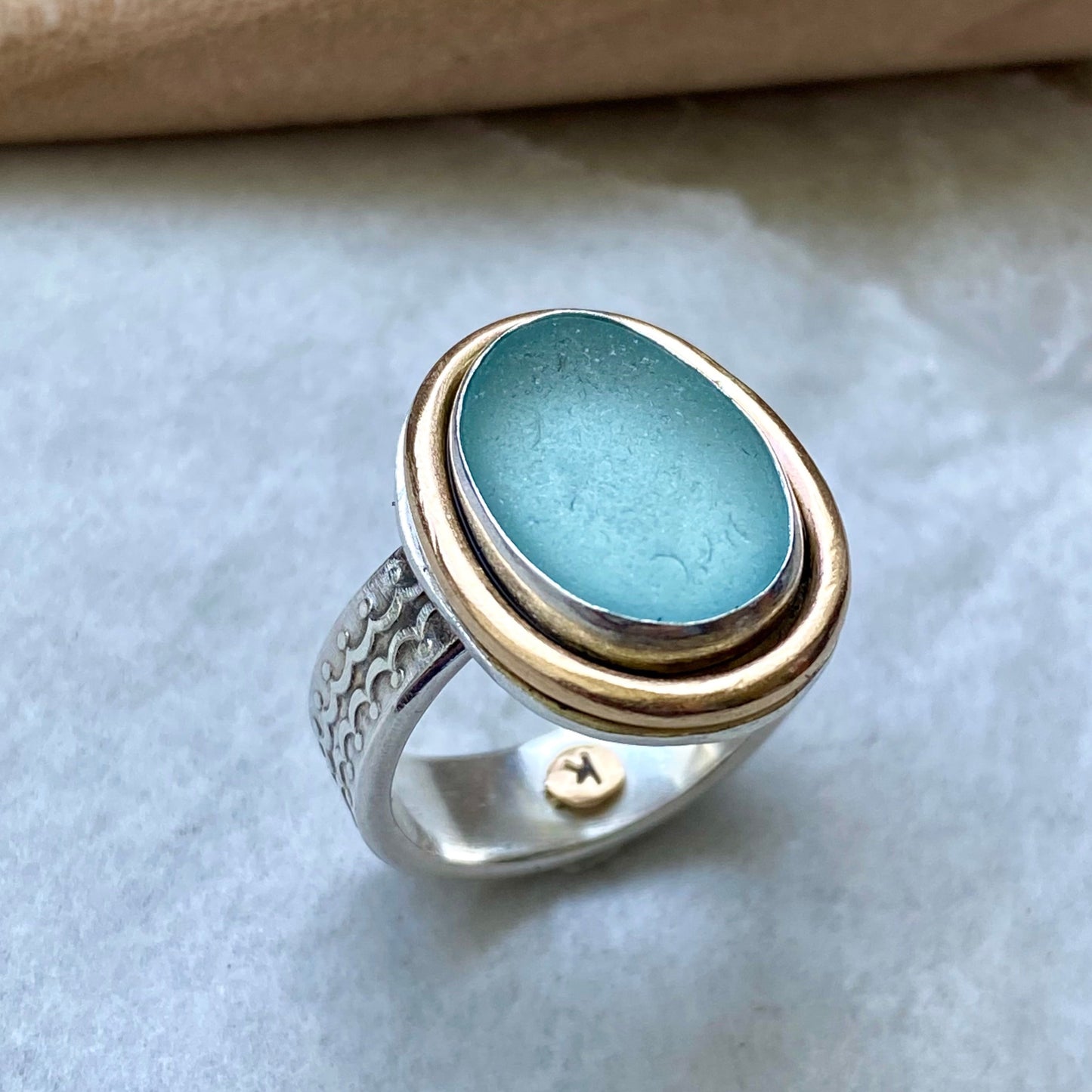 The Kerry Ring | Sea Glass Ring