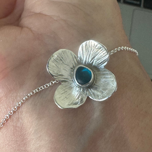 The Petal Pendant | Sea Glass Pendant