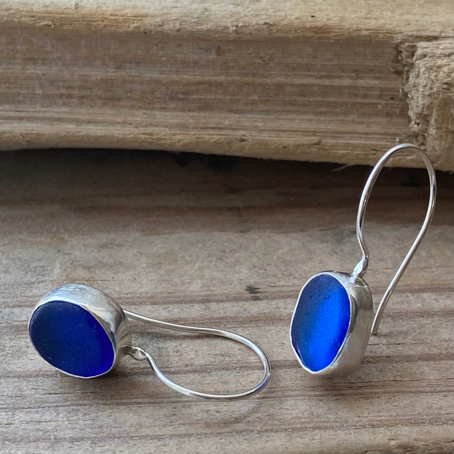 The Offset Earrings | Sea Glass Earrings