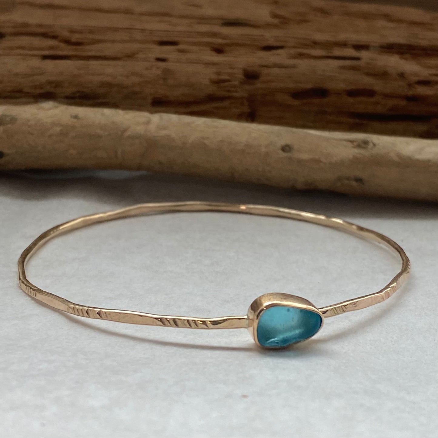 The Classic Bangle | Seas Glass Bangle | Sea Glass Jewelry