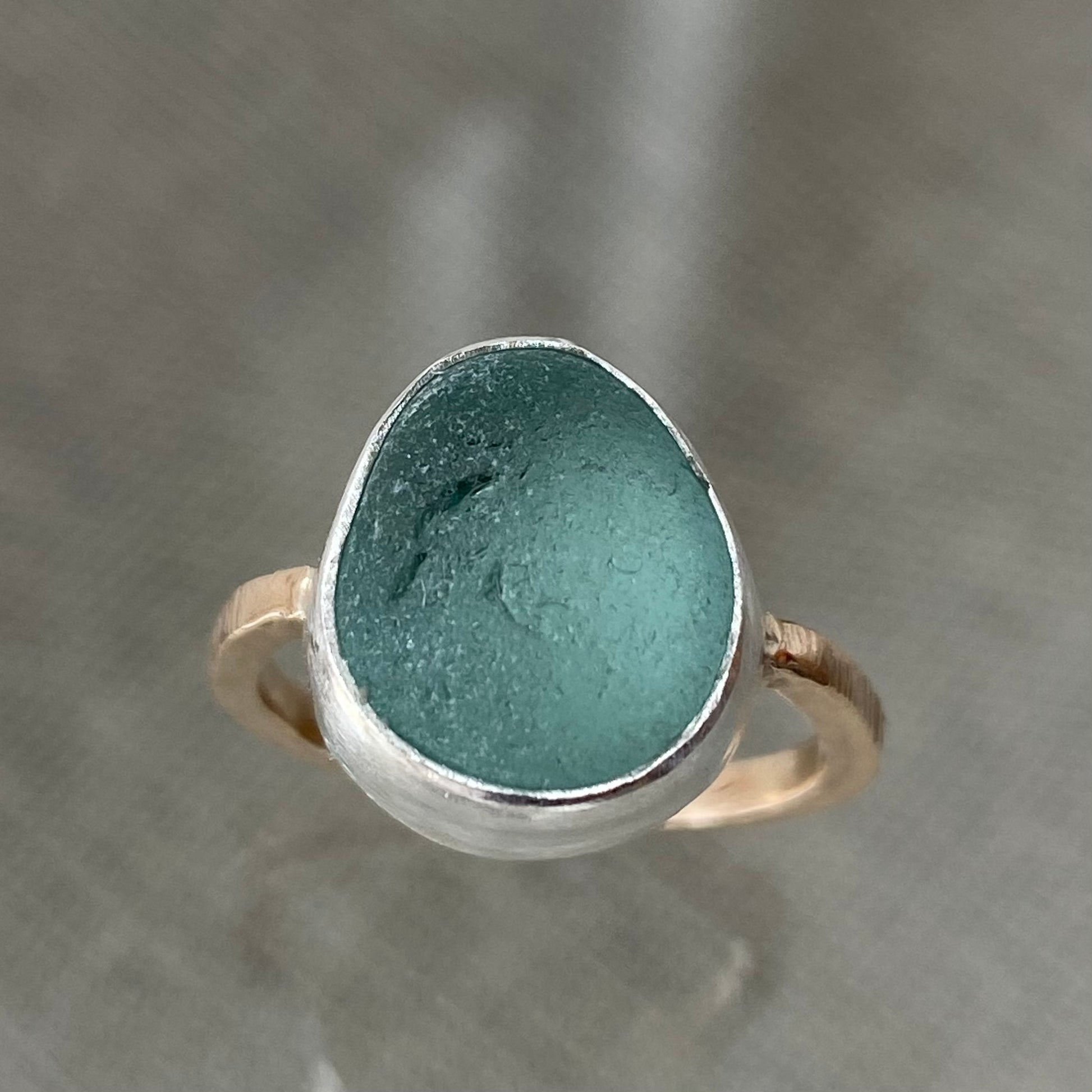 The Nebula Ring | Sea Glass Ring