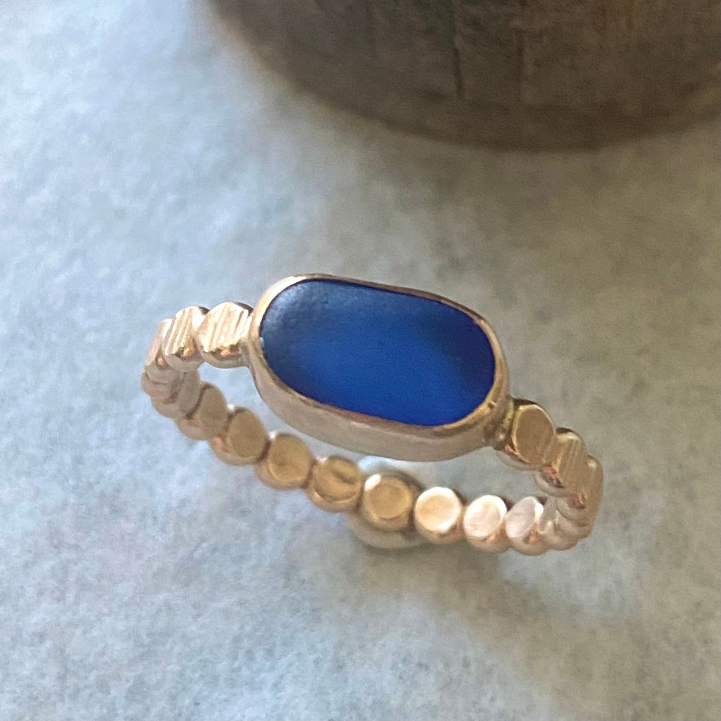 The Repetition Band | Sea Glass Ring