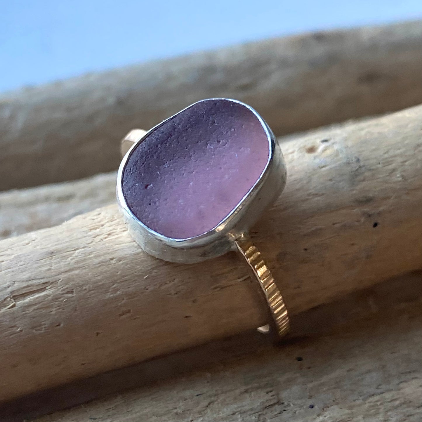 The Nebula Ring | Sea Glass Ring