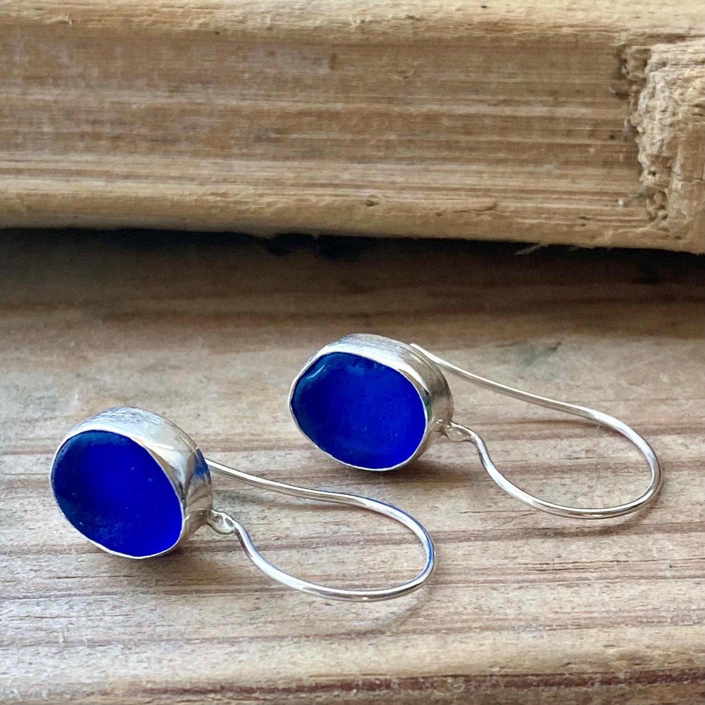 The Offset Earrings | Sea Glass Earrings